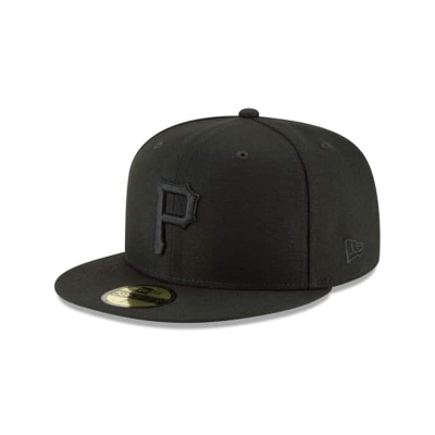 Sapca New Era Pittsburgh Pirates MLB Blackout Basic 59FIFTY Fitted - Negrii